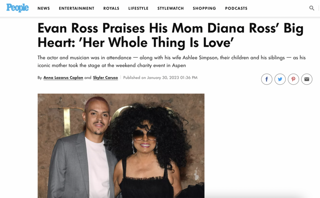 Evan Ross Praises His Mom Diana Ross' Big Heart 'Her Whole Thing Is(02)