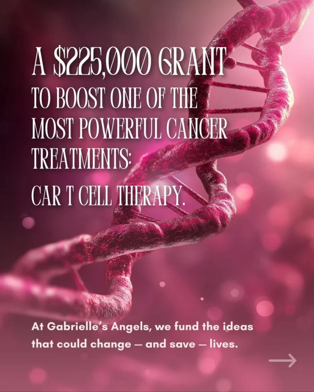 🌟 Big news! 🌟 

We’re thrilled to share that we awarded a $225,000 grant to Dr. Miriam Kim from Washington University in St. Louis — to support a research project that could change the future for blood cancer patients. 

Dr. Kim is working to make CAR T cell therapy even stronger. (If you’re wondering: CAR T therapy is when doctors reprogram a patient’s own immune cells to find and destroy cancer — like turning the body into its own superhero! 🦸‍♀️) 

Today, not all patients respond to CAR T treatment. 

Dr. Kim’s study will explore how to prepare the immune system so these special cells can work even better — giving more people a real chance at healing. 

At Gabrielle’s Angels, we believe in funding hope, science, and the future. Every breakthrough starts with people like YOU — our amazing supporters — who make it all possible. 

Thank you for helping us bring more healing, more life, and more love into the world. ❤️ 

If you’d like to keep supporting life-changing research like this, you can always donate through the link in our bio. Together, we’re making miracles happen. ✨ 

#CancerResearch #GabriellesAngels #Bloodcancer